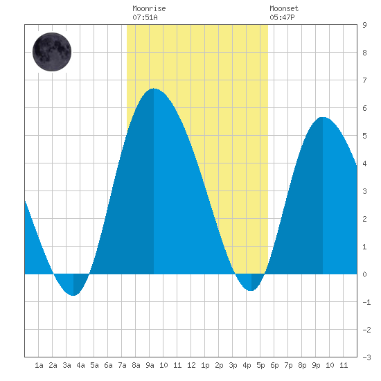 Willtown Bluff tide chart for Thursday, January 11, 2024