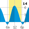 Willtown Bluff tide chart for Sunday, January 14, 2024