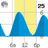 Willtown Bluff tide chart for Thursday, January 25, 2024