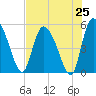 Willtown Bluff tide chart for Friday, July 25, 2025