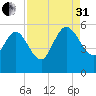 Willtown Bluff tide chart for Sunday, August 31, 2025