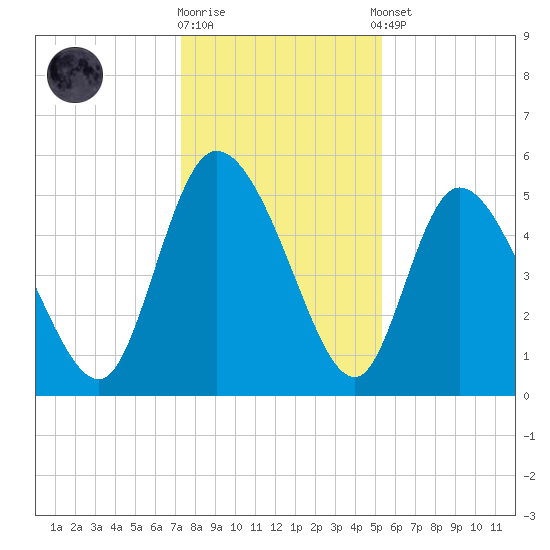 Willtown Bluff tide chart for Friday, December 19, 2025