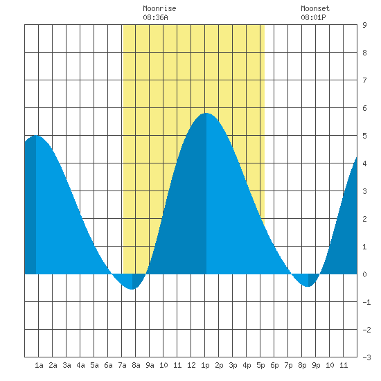 Wilmington Marine Terminal tide chart for Friday, January 31, 2025