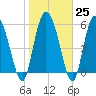 Wolf Island tide chart for Wednesday, January 25, 2023
