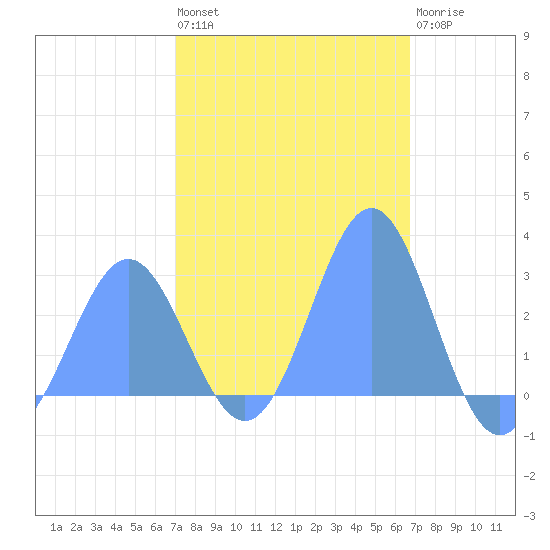 Wotje Atoll tide chart for Friday, January 29, 2021