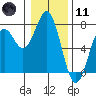 Yaquina tide chart for Thursday, January 11, 2024