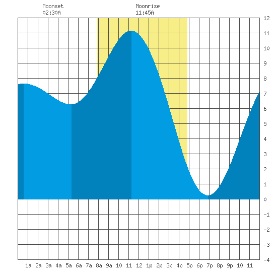 Deception Pass tide chart for Friday, January 19, 2024
