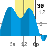 Anderson Island Ferry tide chart for Sunday, January 30, 2022