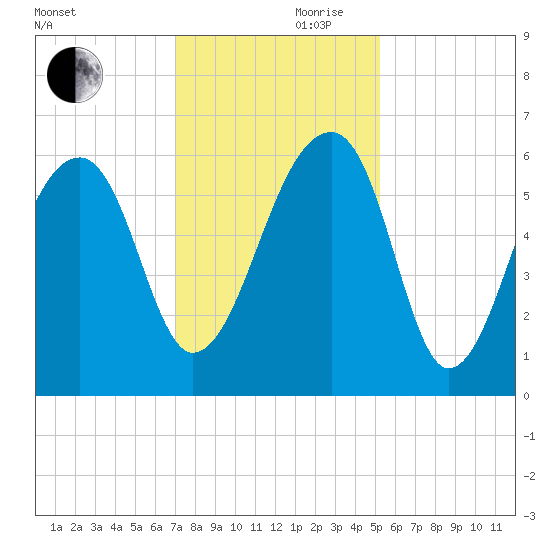 Yonges Island tide chart for Friday, November 28, 2025
