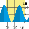 Young Bay tide chart for Saturday, August 19, 2023