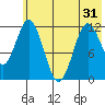 Zachar Bay tide chart for Monday, May 31, 2021