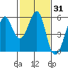 Alameda tide chart for Friday, January 31, 2025