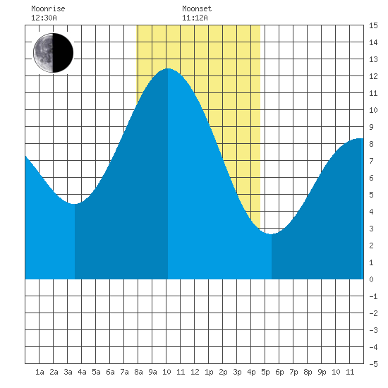 Bremerton tide chart for Saturday, January 10, 2026