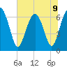 Brunswick tide chart for Tuesday, July 9, 2024