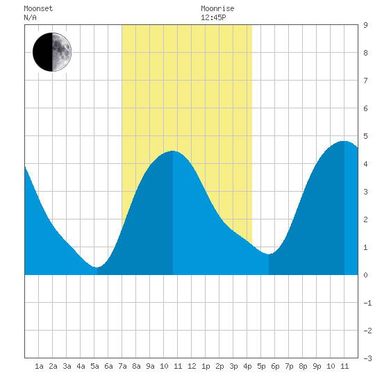 Albany tide chart for Friday, November 28, 2025