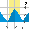 Albany tide chart for Monday, January 12, 2026