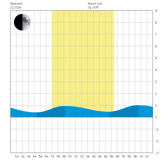 Buffalo Bluff tide chart for Friday, November 28, 2025