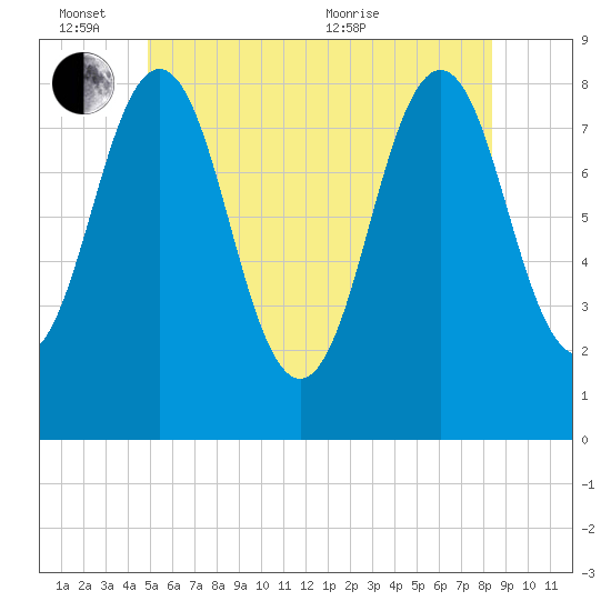 Burnt Island tide chart for Friday, June 14, 2024