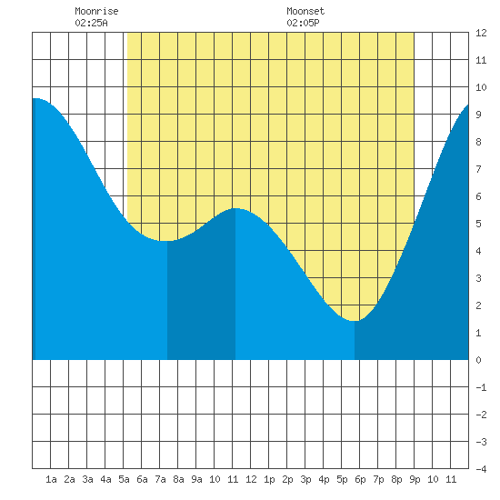 Bush Point tide chart for Friday, May 31, 2024