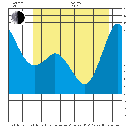 Bush Point tide chart for Friday, June 28, 2024