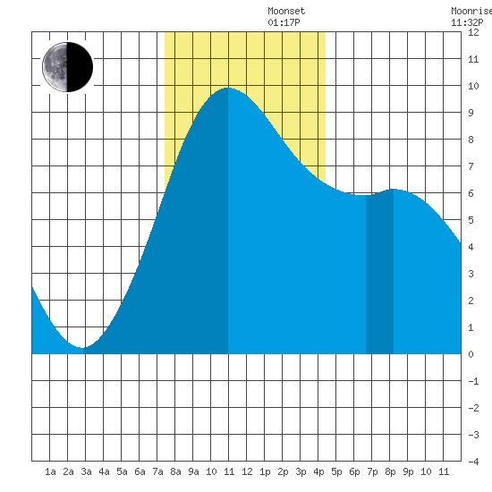 Bush Point tide chart for Friday, November 22, 2024