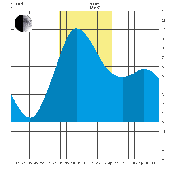 Bush Point tide chart for Sunday, December 8, 2024