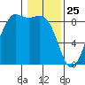 Bush Point tide chart for Saturday, January 25, 2025