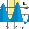 Bushy Island tide chart for Sunday, January 31, 2021