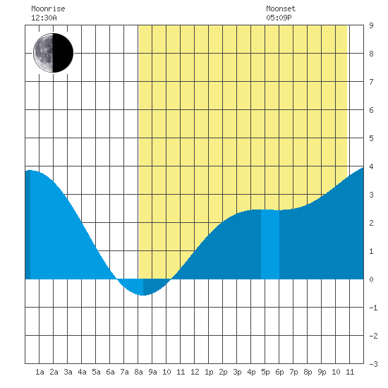 Shemya Island tide chart for Friday, August 15, 2025