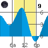 Alcatraz Island tide chart for Friday, February 9, 2024