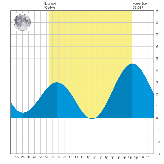 Canaveral Harbor Entrance tide chart for Friday, June 21, 2024