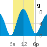 Cane Patch Creek tide chart for Sunday, November 9, 2025