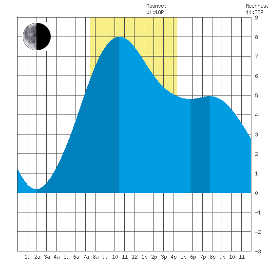 Lopez Island tide chart for Friday, November 22, 2024