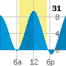 Sagamore tide chart for Friday, January 31, 2025