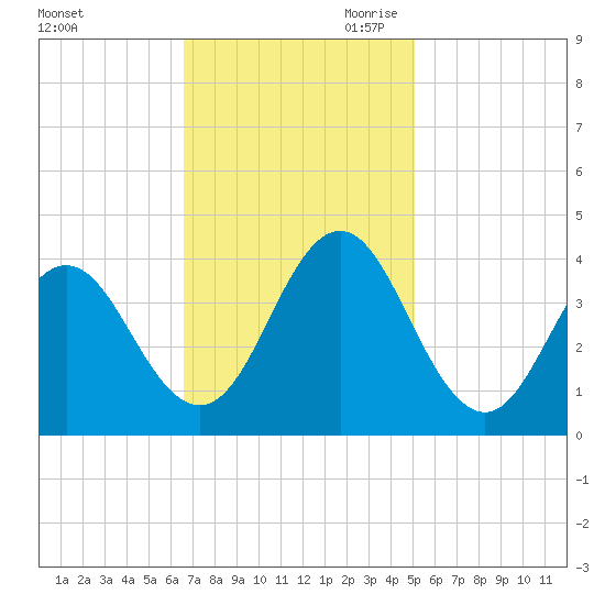 Bight tide chart for Friday, November 12, 2021