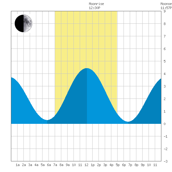 Bight tide chart for Friday, December 10, 2021