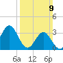 Bight tide chart for Sunday, March 9, 2025