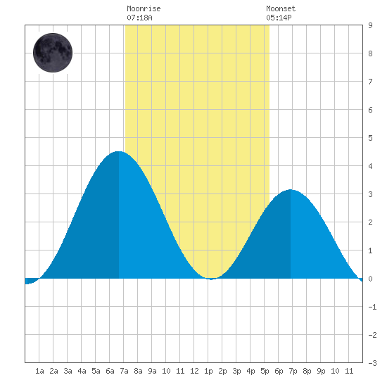 Bight tide chart for Sunday, January 18, 2026