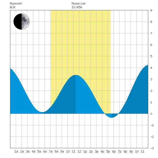Bight tide chart for Sunday, January 25, 2026
