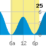 Delaware Bay tide chart for Tuesday, June 25, 2024