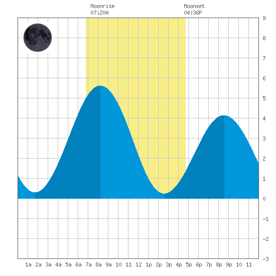 Ferry Term tide chart for Thursday, November 20, 2025