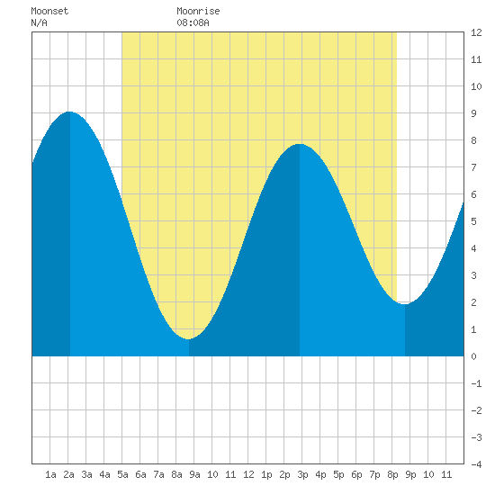 Cape Neddick tide chart for Friday, June 3, 2022