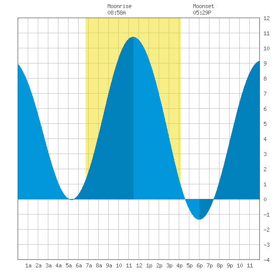 Cape Neddick tide chart for Friday, November 25, 2022