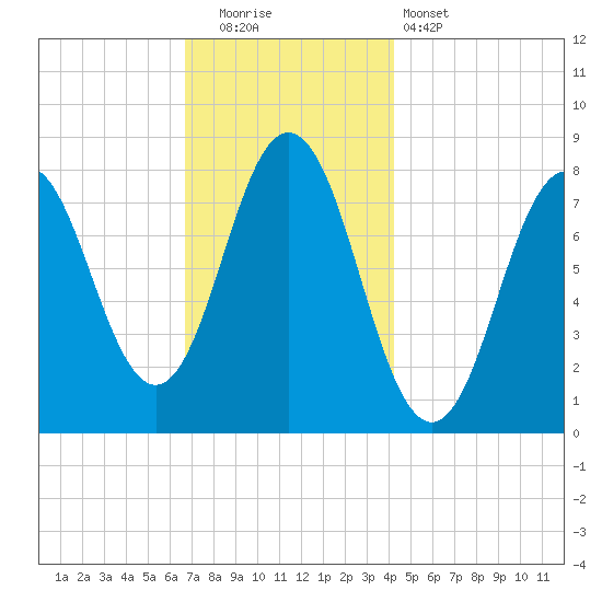 Cape Neddick tide chart for Friday, November 21, 2025