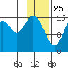 Cape Ninilchik tide chart for Saturday, January 25, 2025