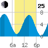 Allied Chemical Docks tide chart for Tuesday, January 25, 2022