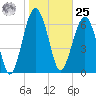 Allied Chemical Docks tide chart for Thursday, January 25, 2024