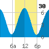 Allied Chemical Docks tide chart for Tuesday, January 30, 2024