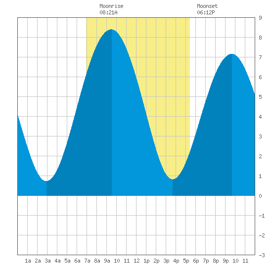 Allied Chemical Docks tide chart for Friday, November 21, 2025