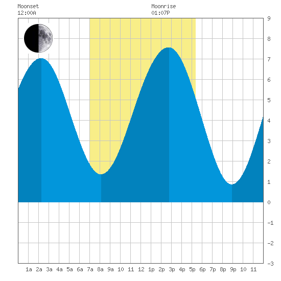 Allied Chemical Docks tide chart for Friday, November 28, 2025